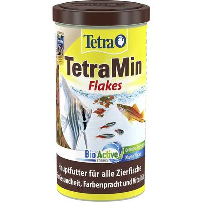 Min Zierfischfutter Flakes 1 l Fischfutter - Tetra