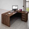 Modern Atlas 3-piece L-shaped Office Desk Suite