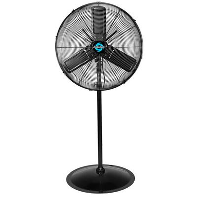 Tornado 24" Outdoor 2-Speed High-Velocity Oscillating Metal Pedestal Fan HI-FAN-24POF-WR-1P - 7,600 CFM, 120V, 1 Phase