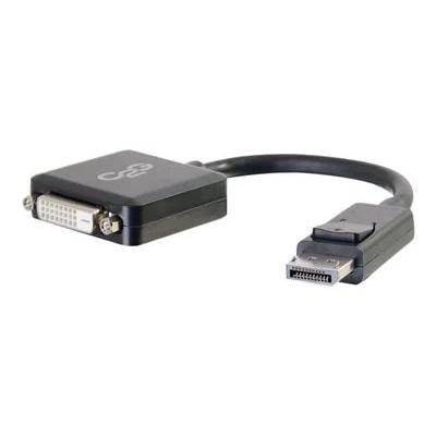 C2G 8in DisplayPort™ Male to Single Link DVI-D Female Adapter Converter