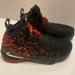 Nike Shoes | Nike Zoom Lebron 17 Gs Infrared Vi. Like New 4y Or 5.5 Women’s Size | Color: Black/Red | Size: 4y