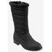 Extra Wide Width Women's Benji High Boot by Trotters in Black (Size 7 1/2 WW)