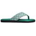 Coach Shoes | Coach Signature Flip Flops | Color: Green | Size: 13