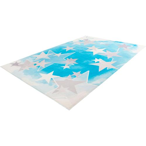 "Kinderteppich OBSESSION ""My Stars 410"" Teppiche Gr. B/L: 160 cm x 230 cm, 10 mm, 1 St., blau Kinder Kinderzimmerteppiche"