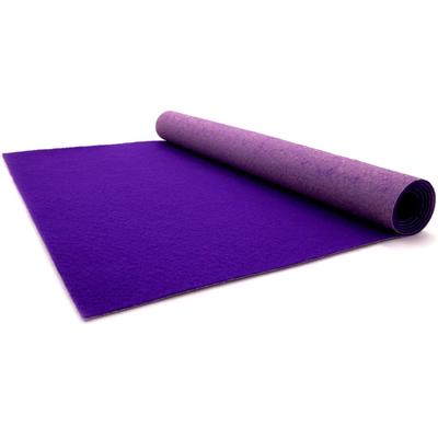 Läufer "PODIUM, Made in Belgium", lila, B:100cm H:2,6mm L:2500cm, Polypropylen (PP), PRIMAFLOR-IDEEN IN TEXTIL, Teppiche, Breite 100 cm, robuster Nadelfilz, Uni-Farben Image