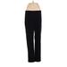 Laundry by Shelli Segal Dress Pants - Low Rise Straight Leg Boyfriend: Black Bottoms - Women's Size 4