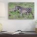 East Urban Home Burchell's Zebra Mare & Newborn Foal, Ngorongoro Conservation Area, Crater Highlands, Arusha Region | 26 H x 40 W x 1.5 D in | Wayfair