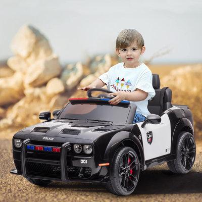 iYofe Licensed Dodge 12 V Ride on Car for Kids, Battery Powered Cars Electric Vehicle Toys in Black | 21.45 H x 25.78 W x 43.3 D in | Wayfair