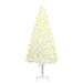 The Holiday Aisle® Artificial Pre-lit Christmas Tree Holiday Decoration Xmas Tree White, Steel in Green | 3' | Wayfair