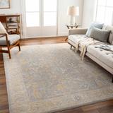 Dally 10' x 13'11" Traditional Beachhouse/Cloud Gray/Nutmeg/Dark Gray/Multi Brown/Charcoal/Medium Gray/Taupe/Mustard/Tan/Dark Brown Area Rug - Hauteloom