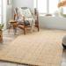 Eriko 7'6" x 9'6" Cottage Jute Light Beige/Cinnamon/Clay/Dark Beige/Nutmeg/Tan/Peach Area Rug - Hauteloom