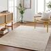 Riki 9' x 12' Modern Jute Lambswool/Dark Brown/Dark Beige/Faded Driftwood/Dark Gray/Off White/Tan Area Rug - Hauteloom