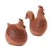 Chicken (Set of 2) - 6"L x 2.75"W x 6.75"H