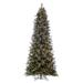 Vickerman 692653 - 10' x 54" Artificial Frosted Douglas Fir 2000 LED Warm White 3mm Wide Angle Lights Slim Pre-Lit Christmas Tree (K224588LED)