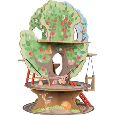 Puppenhaus ROBA "4 Jahreszeiten", bunt, Puppenhäuser, KinderB:56cm H:62cm T:50cm, B:56cm H:62cm T:50cm