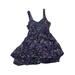 Free People Tops | Free People Purple Floral Dress Shirt | Color: Purple | Size: 2