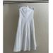 J. Crew Dresses | J.Crew White Cotton Halter Dress- Size 0 | Color: White | Size: 0