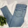 American Eagle Outfitters Jeans | American Eagle | Super Stretch Jegging Light Wash Denim Jeans Women’s Size 12s | Color: Blue | Size: 12 Short