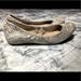 Jessica Simpson Shoes | Jessica Simpson Snake Skin Print Flats | Color: Silver | Size: 7