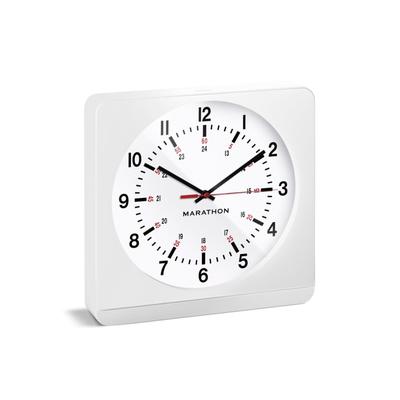 Marathon Jumbo Analog Wall Clock w/Auto-Night Ligh...