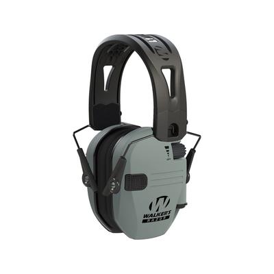 Walkers Razor Tacti-Grip Series Electronic Ear Muffs 23 dB NRR Battleship Grey GWP-RSEMRH-BGY