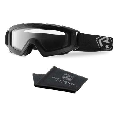 "Revision Snowhawk Goggle System Basic Kit Clear Lens Black Frame 4-0101-0005"