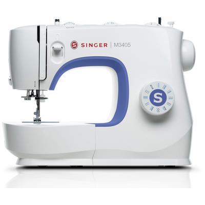 SINGER Freiarm-Nähmaschine "Singer M3405", lila (helllila, weiß), B:38,5cm H:27,7cm T:18,7cm, Nähmaschinen Image