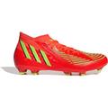 ADIDAS Herren Fussball-Rasenschuhe PREDATOR EDGE.2 FG, Größe 42 in Rot