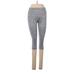 Nike Active Pants - High Rise Skinny Leg Cropped: Gray Activewear - Women's Size X-Small - Print Wash