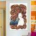 East Urban Home 'Mermaid' Graphic Art on Wrapped Canvas Canvas, Cotton in Brown/Orange/White | 26 H x 18 W x 1.5 D in | Wayfair ESHM9651 34342381