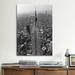 East Urban Home Empire State Building (New York City) Photographic Print on Canvas Canvas/Metal in Black/White | 40 H x 26 W x 1.5 D in | Wayfair