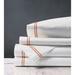Eastern Accents Enzo 200 Thread Count 100% Percale Sheet Set 100% Egyptian-Quality Cotton/Percale | California King | Wayfair 7SC-SSC36-WH-CO