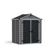 Canopia Skylight 6' x 5' Polycarbonate & Aluminum Traditional Storage Shed in Black | 85.4 H x 80 W x 66 D in | Wayfair HG9605GY