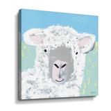Harper Orchard Baa - Painting on Canvas in Blue/Gray/White | 10 H x 10 W x 2 D in | Wayfair 491A213BEA2D4C5DAA47B1E1780F1EF3