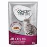 24x85g Gravy All Cats 10+ Concept for Life Wet Cat Food