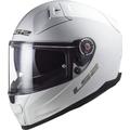 LS2 Vector II Solid Helm, weiss, Größe L