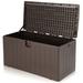 Costway 105 Gallon Outdoor Resin Deck Box All Weather Lockable Storage - See Details