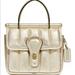 Coach Bags | Coach - Willis Top Handle 18 - Gold Metallic Calf Leather - New W Small Defect | Color: Gold | Size: Os