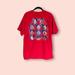 Disney Tops | Disney Epcot Bright Red Graphic Tee Shirt - Xl | Color: Red | Size: Xl