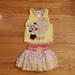 Disney Matching Sets | Disney Minnie Mouse Skort And Tank Top | Color: Pink/Yellow | Size: 3tg