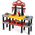 Maxmass Kids Workbench, Children Tools Workshop with 121 PCS Accessories, Pretend Play Construction Bench Toy for 3 Years Old +