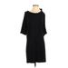 Lou & Grey Casual Dress: Black Solid Dresses - Women's Size X-Small