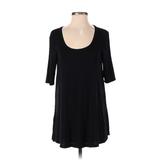 American Eagle Outfitters Casual Dress Scoop Neck Short sleeves: Black Dresses - Women's Size Small