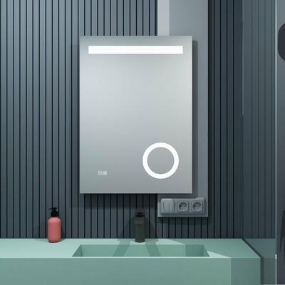Badspiegel 50x70cm mit led Beleuchtung - Beleuchtet Wandspiegel Lichtspiegel Badezimmerspiegel
