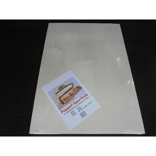 Bastelsperrholz Pappel din A2 59,4 x 42 cm, 4 mm Bastelplatten