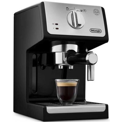 Delonghi - Espressomaschine 15 riegel schwarz / silber ecp33.21.bk