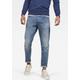 Regular-fit-Jeans G-STAR RAW "3301 Straight Tapered" Gr. 33, Länge 30, blau (blue, aged) Herren Jeans Regular Fit