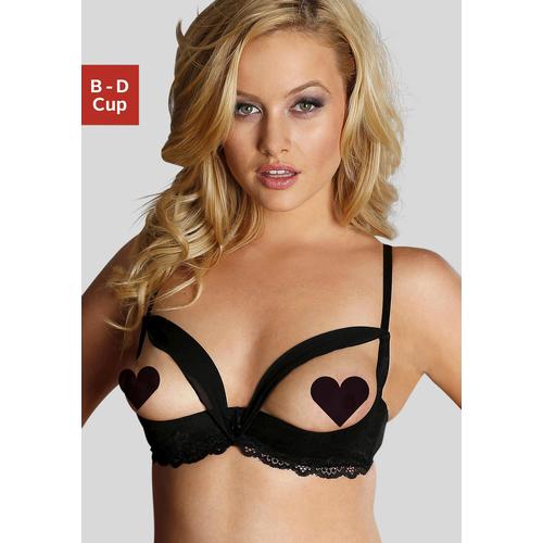 Büstenhebe PETITE FLEUR GOLD Gr. 100, Cup B, schwarz Damen BHs BH Bügel-BH Büstenhebe Hochzeitsdessous Hochzeitswäsche Reizwäsche Spitzen-BH Spitzenwäsche mit Bügel und edler Spitze, sexy Dessous