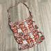 Free People Bags | Free People Linen Boho Paisley Tote Bag, Gently Used | Color: Cream/Orange | Size: Os