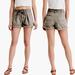 American Eagle Outfitters Shorts | Aeo Belted Cargo Shorts | Color: Brown/Green | Size: 4